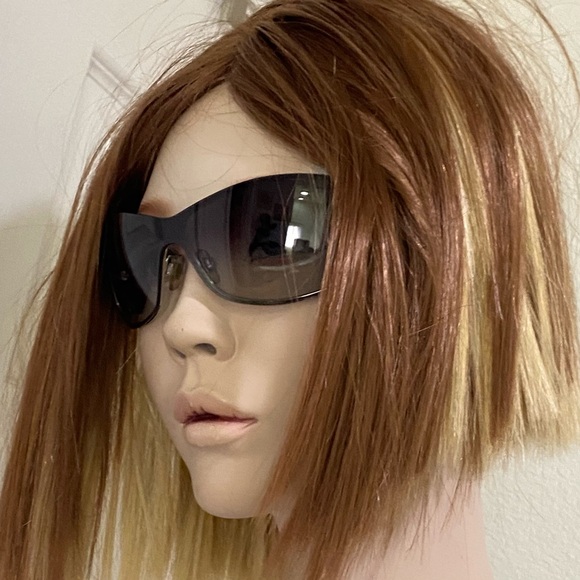 D&G DOLCE & GABBANA DG2019-M 342/8G 120 3N Oversized Oval Wrap Around Sunglasses - Picture 3 of 16